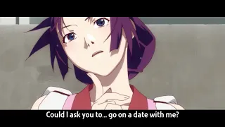 Senjougahara asks Araragi on a Date