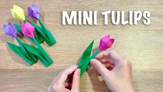 How to make an Origami Tulip / Simple Paper Tulip