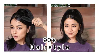 90’s INSPIRED HAIRSTYLE FOR SHORT HAIR - Bella Hadid | Phoebe | 90's Barbies Hairstyle