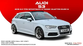 Luxury and Performance: 2015 Audi S3 2.0 TFSI Sportback S Tronic Quattro Euro 6 for Sale!"