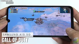 Samsung Galaxy A15 5G test game Call of Duty Mobile CODM