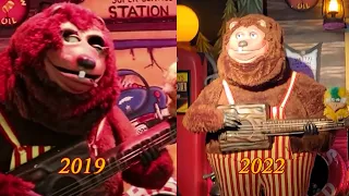 The Rock-afire Explosion At BBWL - 2019 Vs 2022 (Comparison)