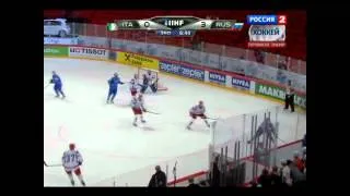 NHL Чемпионат мира: Россия - Италия 4-0 14.05.2012