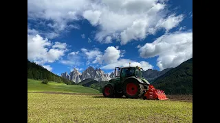 Fendt 312 Vario S4 mit Bodenfräse Maschio Gaspardo C 250