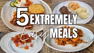 5 EXTREMELY EASY MEALS // TRY THESE RECIPES IF YOU'RE NOT A CONFIDENT COOK