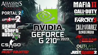 GeForce G210 in 2022 - Test in 15 Games