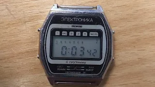 Часы электроника 54 сделано в СССР