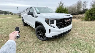 2023 GMC Sierra 1500 Elevation: Start Up, Test Drive, Walkaround, POV and Review