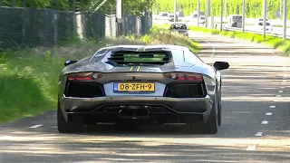 Lamborghini Aventador LP700-4 with Akrapovic Exhaust - Revs And Amazing Accelerating Sounds!