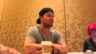 Arrow's Stephen Amell at SDCC 2015
