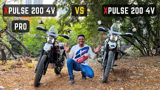 2023 XPULSE 200 4V PRO VS XPULSE 200 4V 🔥 - WHICH ONE IS BETTER ? 🤔 - XPULSE PRO VS XPULSE 200 4V