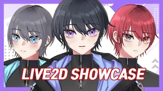 【Live2D】テックウェアの男性・汎用モデル【Showcase】