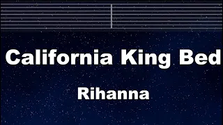 Practice Karaoke♬ California King Bed - Rihanna 【With Guide Melody】 Instrumental, Lyric, BGM