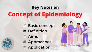 Epidemiology Notes: Basic Concepts, Definition, Aims & Application