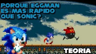 ¿Porque Eggman corre mas rapido que Sonic? 🤔 | "Teoria de la Pua"