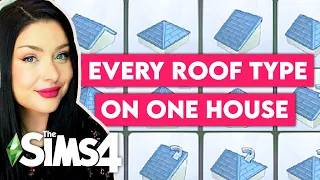 Using EVERY Roof Type on ONE HOUSE in The Sims 4 (and it looks GOOD?) BUILD CHALLENGE