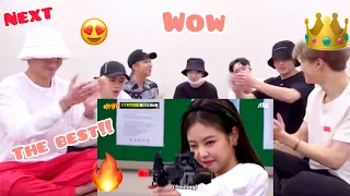 Bts Reaction Blackpink JENNIE's talent/strength is Shooting  | EP:197 #blackpink#bts [Fanmade]