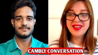 Cambly Conversation with #55 a Beautiful Traveller Tutor