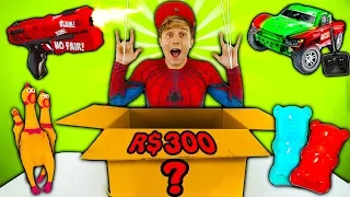 ABRI UMA CAIXA MISTERIOSA DE BRINQUEDOS DE R$300 ☆ O QUE TEM DENTRO? ☆