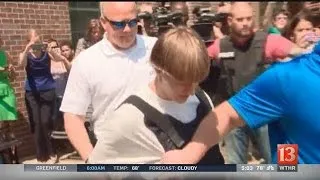 Charleston shooting suspect in court