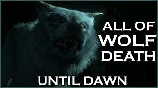 UNTIL DAWN - All Of Wolf Death