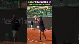 RUUSUVUORI GREAT COURT LEVEL POV #tennis #shorts