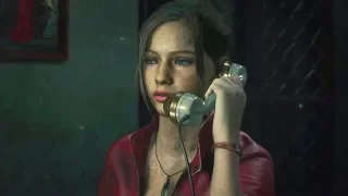 Resident Evil 2 Remake - Claire goes to save Sherry from the Police Chief Cutscene