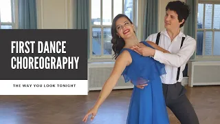 Wedding Dance Choreography to "The Way You Look Tonight" by Frank Sinatra | Dance Tutorial Available