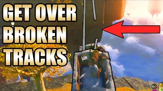 How To Bypass Broken Tracks in The Great Sky Island in Zelda Tears of The kingdomn