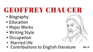 Geoffrey Chaucer📚 | Father of English Literature🖌 | Geoffrey Chaucer's biography📨