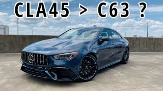 Is the Mercedes-AMG CLA45 better than the C63??