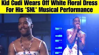 Nooo!! Kid Cudi wears a DRESS on SNL?!!! That’s a no for me dog