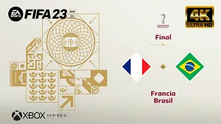 FIFA 23 - Francia vs Brasil | Final del Mundial de Qatar | Next Gen - Series X [4K 60FPS]