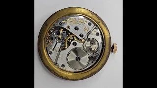 (R429) MAQUINARIA RELOJ UNIVERSAL GENEVE 1200-CALIBRE-17 JEWELS-ESFERA-AGUJAS-TIJA-CORONA #watch