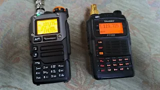 Quanseng uv-k6 vs Yaesu ft-1xde on hard to receive airband transmissions