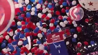 RNC Floor: Balloon and confetti drop