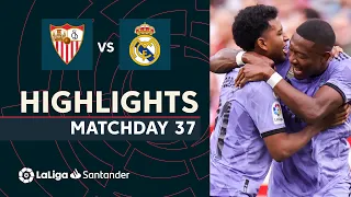 Highlights Sevilla FC vs Real Madrid (1-2)