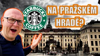 Posnídal jsem na Hradě a kurýr mi předal jídlo za jízdy!