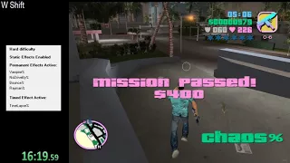 Grand Theft Auto Vice City Chaos% Speedrun (Hard Difficulty) in 3:53:44