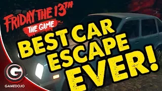 BEST CAR ESCAPE EVER ON FRIDAY THE 13TH GAME!