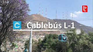 Cablebús Línea 1, CDMX. Marzo 2021 | www.edemx.com