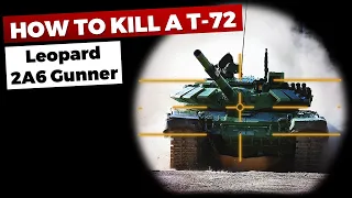 How to destroy a T-72 - Leopard 2 Gunner Interview