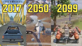 Free Fire Vehicles Evolution 2017 To 2099 | Free Fire In 2099