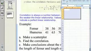 Make a Scatter Plot and find correlation