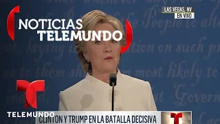 EN VIVO: Tercer debate presidencial Hillary Clinton vs Donald Trump en español | Noticias Telemundo