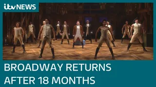 The show goes on: Broadway returns after Covid to cheers and applause | ITV News