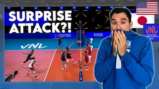 Reacting to USA vs. Japan 2021 FIVB Volleyball Nations League