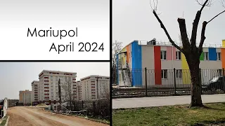 Мариуполь, апрель 2024. Mariupol, april 2024. Левый берег. Пашковского и другие.