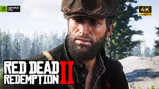 Red Dead Redemption 2 - Mission #87 - The Wheel [Gold Medal]  ( 4K HDR ) Gameplay