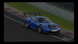 Gran Turismo® 7_20231104..'22 Porsche 911 GT3RS 992 gameplay and replay @ Kyoto Yamagiwa+Miyabi